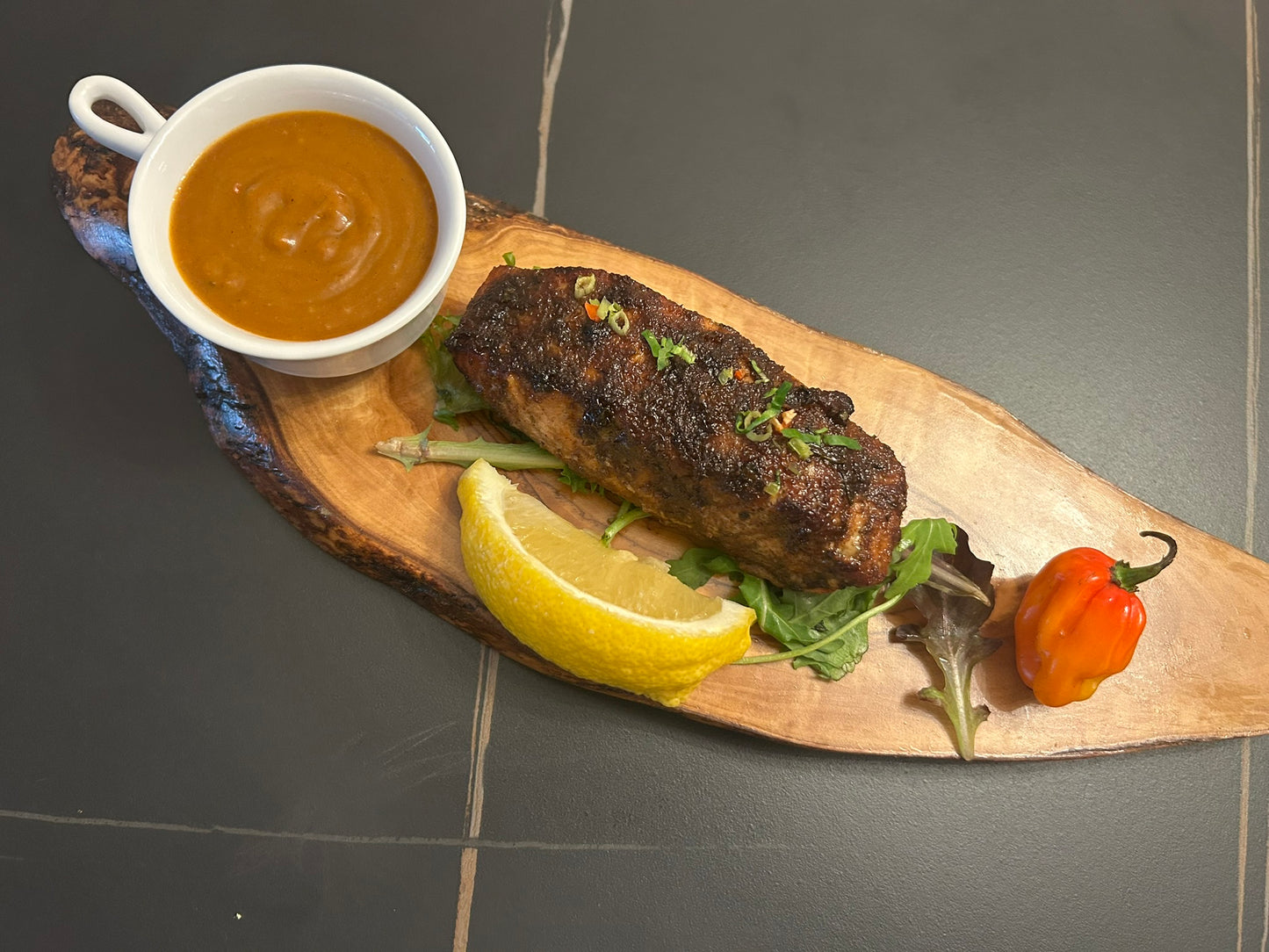 Jerk Rosemary Salmon