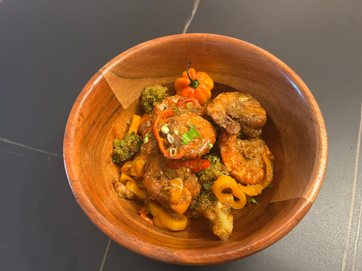 Buttered Garlic Pepper Shrimp